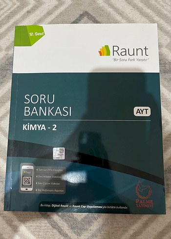 RAUNT AYT KİMYA TEST KİTABI