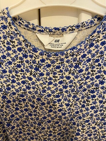 H&M Kısa kol dar kalıp tshirt