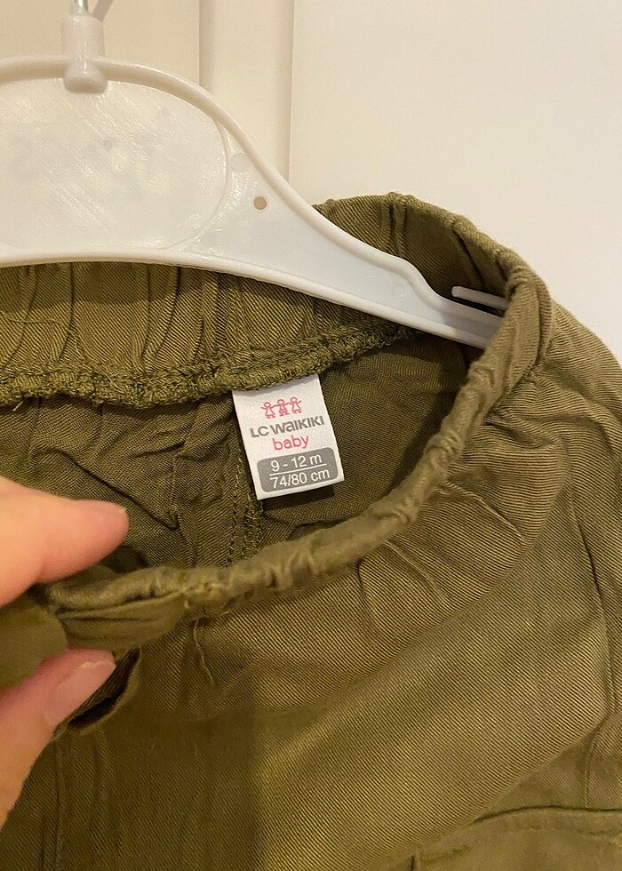 Kız çocuk ince kargocu tipi pantolon - Görsel 2