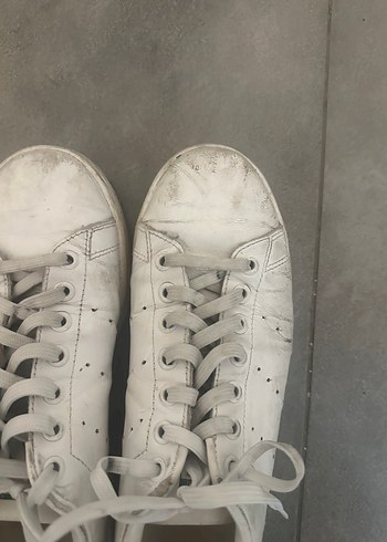 Adidas Stan Smith Beyaz Kadın Sneakers Spor Ayakkabı - Görsel 3