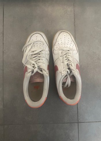 Nike Air Force Beyaz Pembe Platform Spor Ayakkabı - Görsel 2