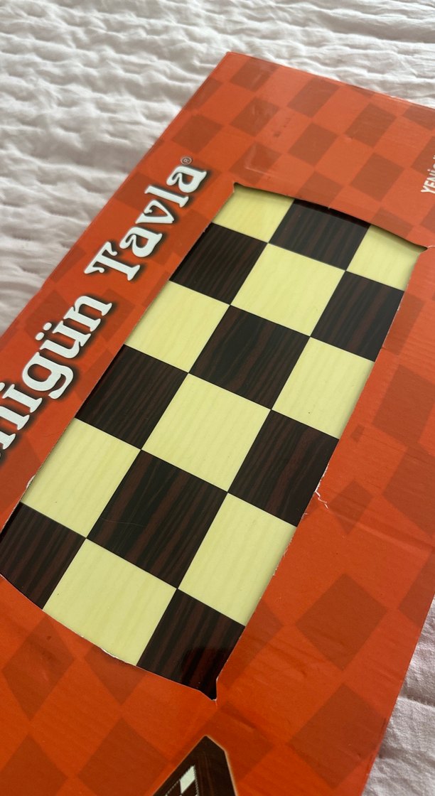 Yenigün Büyük Boy Tavla Seti Siyah - Görsel 3