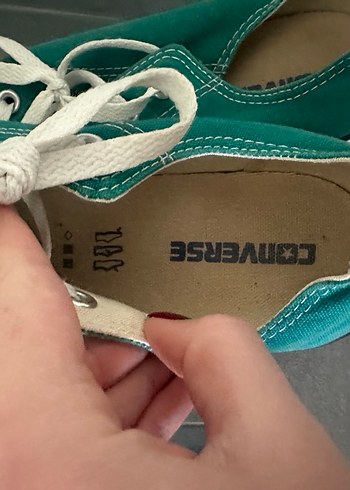 Yeşil Converse Kadın Spor Ayakkabı - Görsel 5