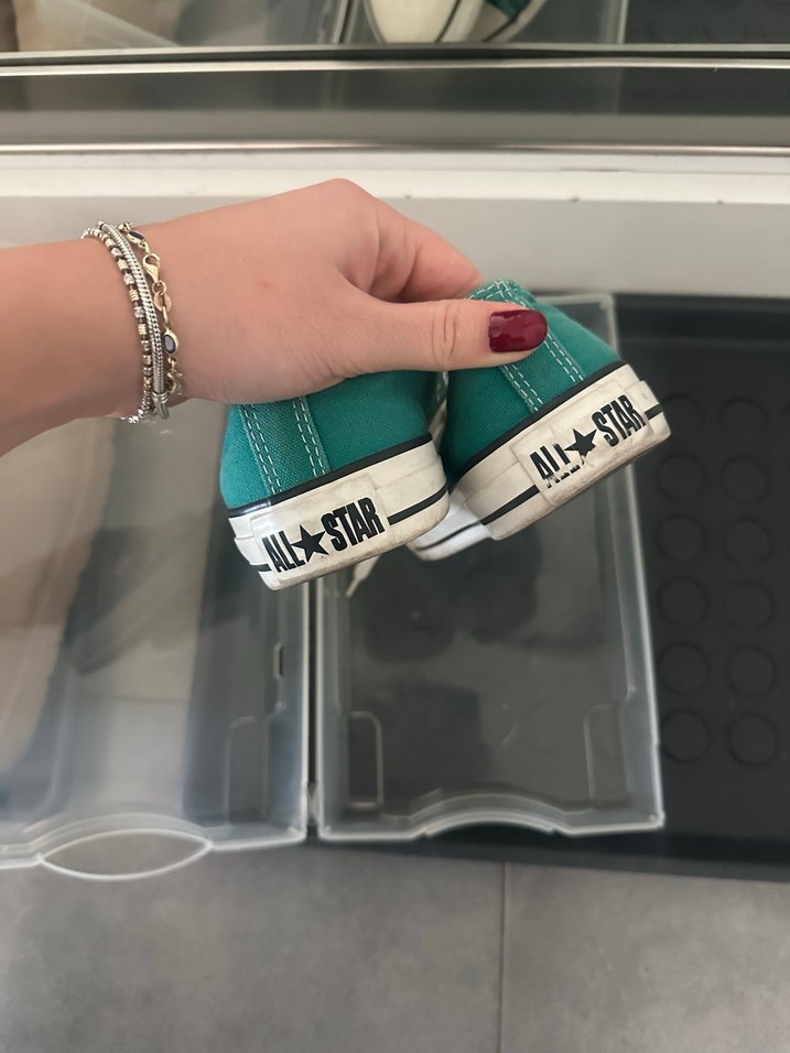 Yeşil Converse Kadın Spor Ayakkabı - Görsel 4