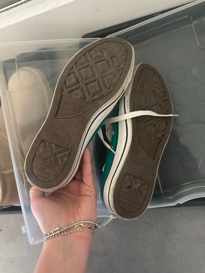 Yeşil Converse Kadın Spor Ayakkabı - Görsel 3