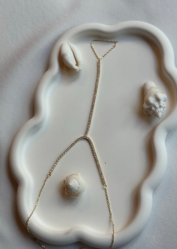 Zincir Detaylı Altın Renk Kadın Şahmeran - Görsel 2