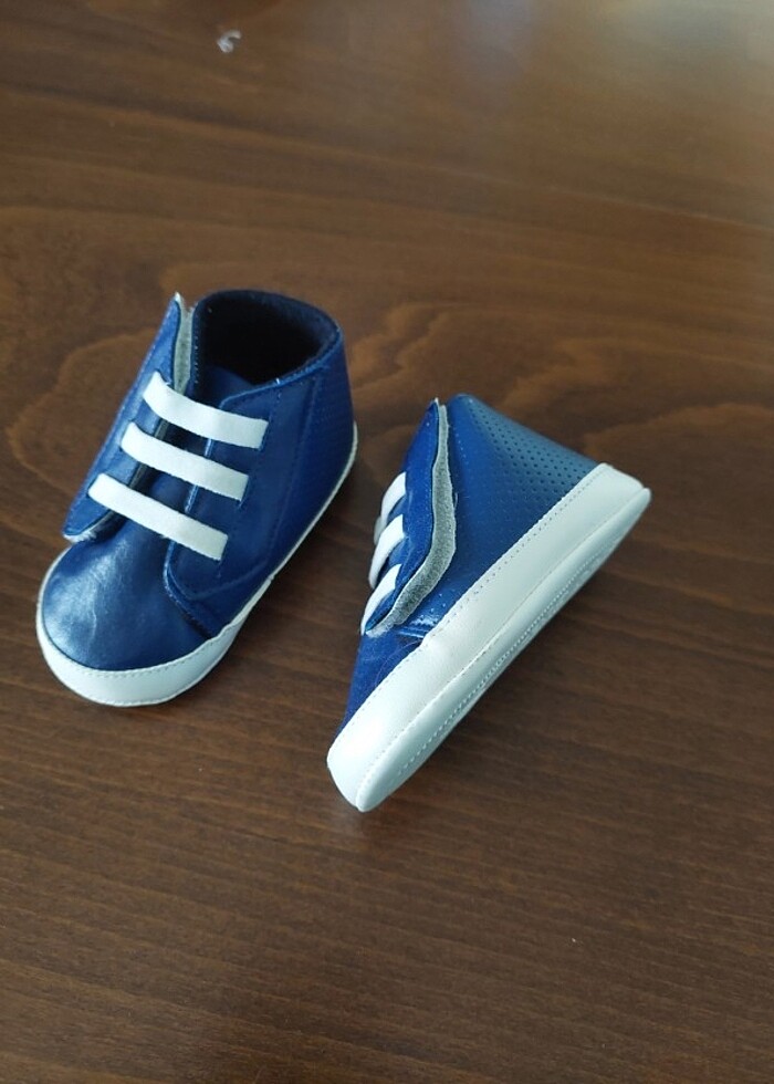 Erkek bebek patik ayakkabi  - Görsel 2