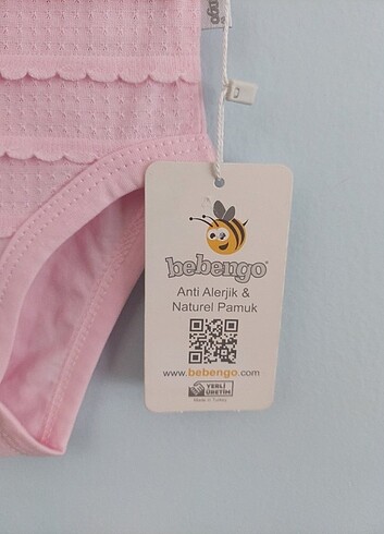 6 Ay Beden Bebengo marka, çıtçıtlı body