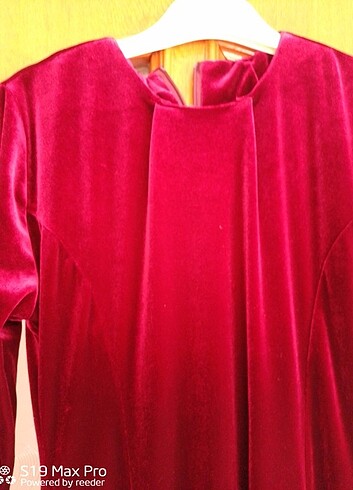 Bordo elbise 