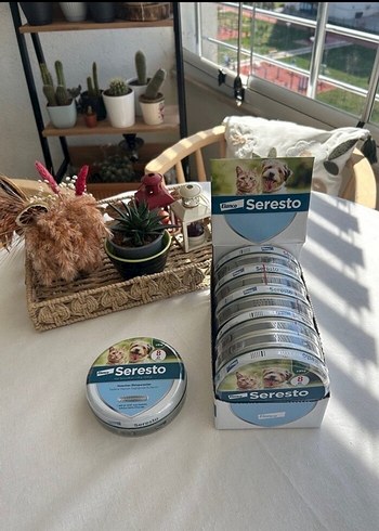 8kg altı Seresto Gri Kedi ve Köpek Pire Tasması