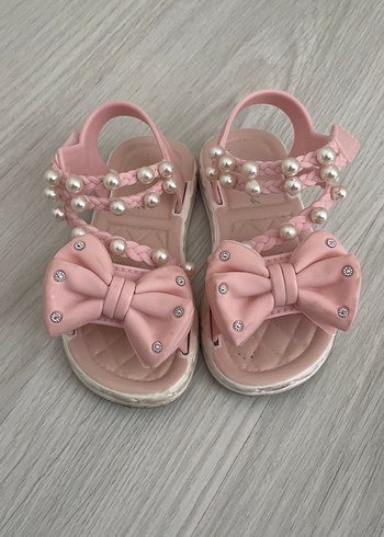 Diğer Pembe Fiyonklu Kız Çocuk Sandalet