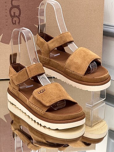 38 Beden kahverengi Renk Ugg sandalet