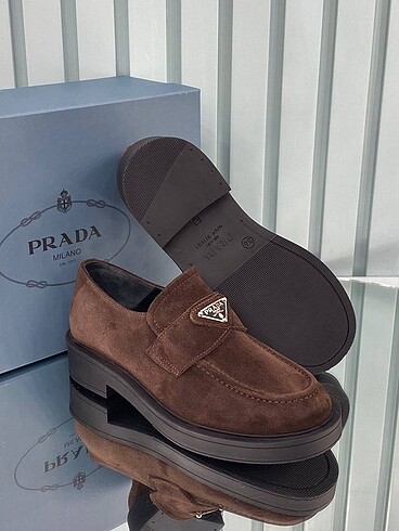 38 Beden kahverengi Renk Prada
