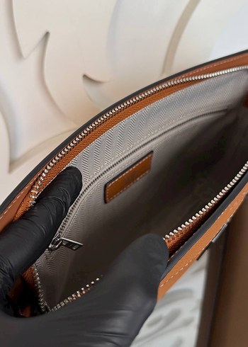 Hermes Klasik Bej Deri - Görsel 10