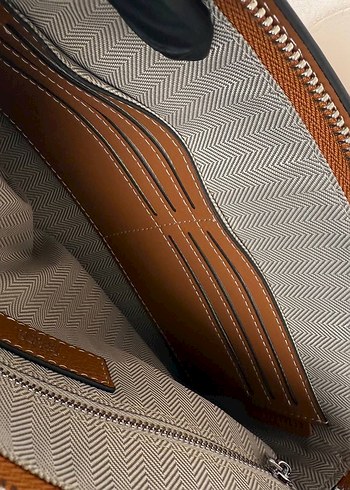 Hermes Klasik Bej Deri - Görsel 4