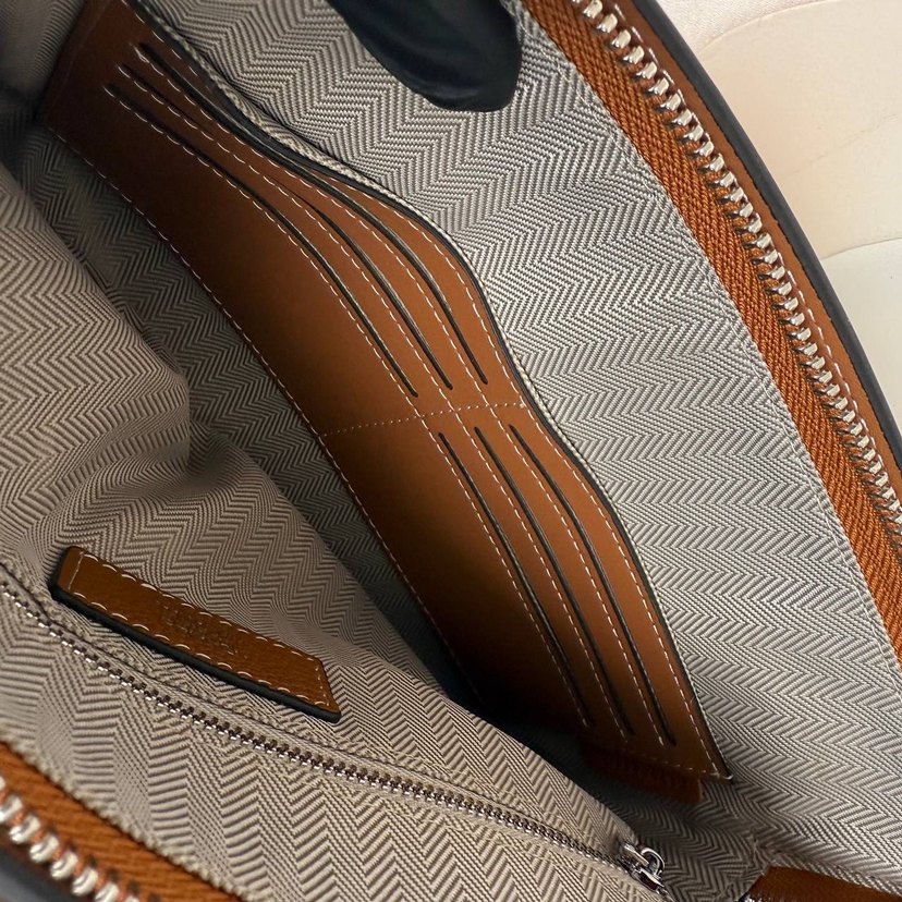 Hermes Klasik Bej Deri - Görsel 4