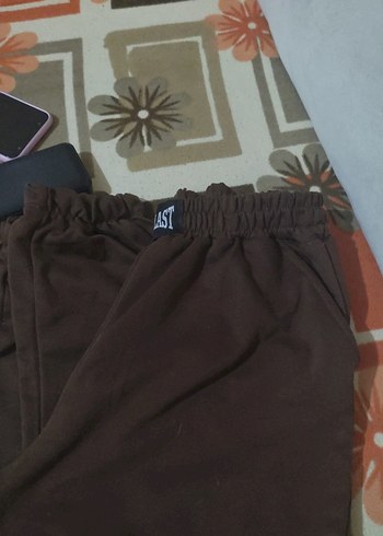 Kadın Kahverengi Rahat Midi Kumaş Pantolon