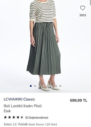 Pileli etek 