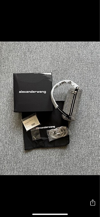 Alexander Wang taşlı çanta