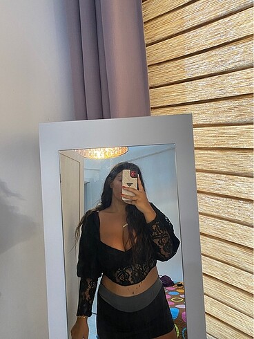 xl Beden dantelli bluz