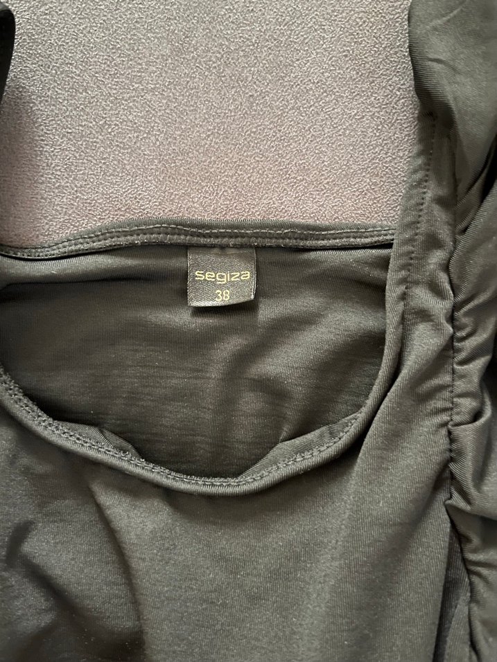 Siyah Volanlı  Kolsuz Mini Kadın Mayo - Görsel 5