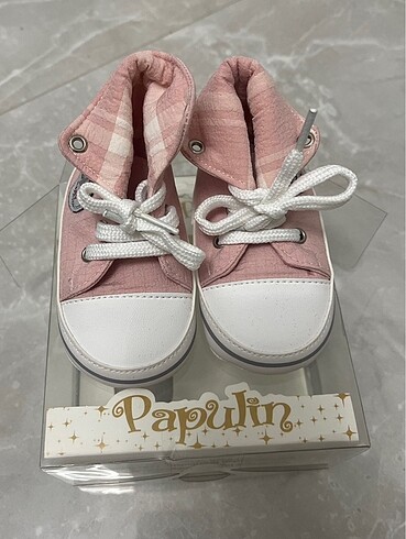 Papulin 17 numara kız bebek ayakkabısı