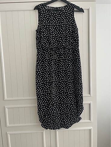 Lcw 40 beden puanlı siyah hamile elbise - Görsel 7