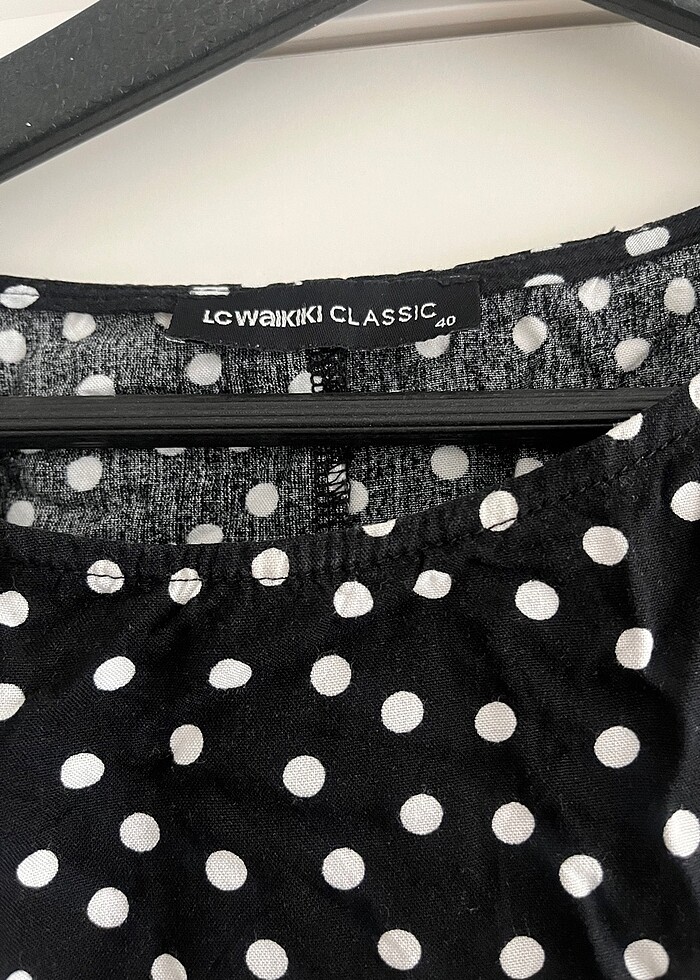Lcw 40 beden puanlı siyah hamile elbise - Görsel 3