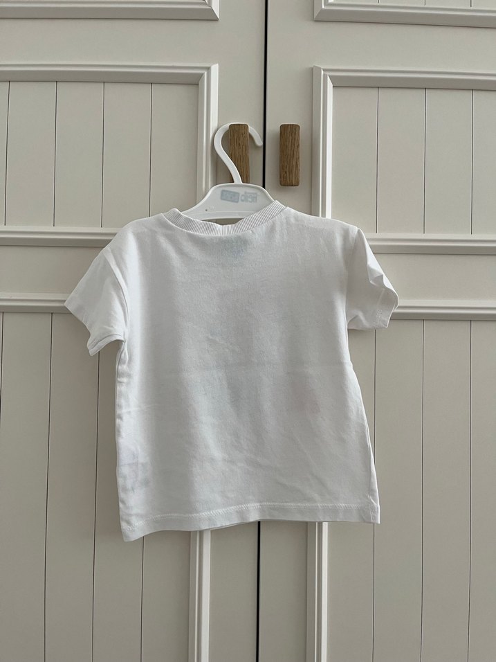 Hello baby disney 9 ay bebek tişört, beyaz önü minni mouse desen - Görsel 3