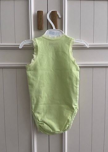 Hello baby 3 ay bebek yeşil kolsuz ve çıtçıtlı zıbın - Görsel 4