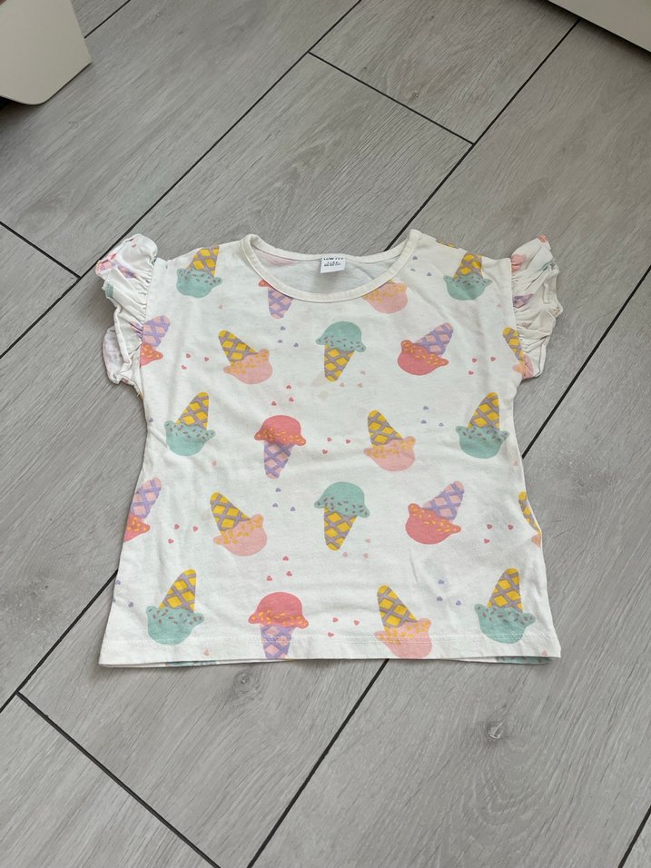 Lcw 1-2 yaş dondurma desenli takım, kısa kol ve şortlu - Görsel 3