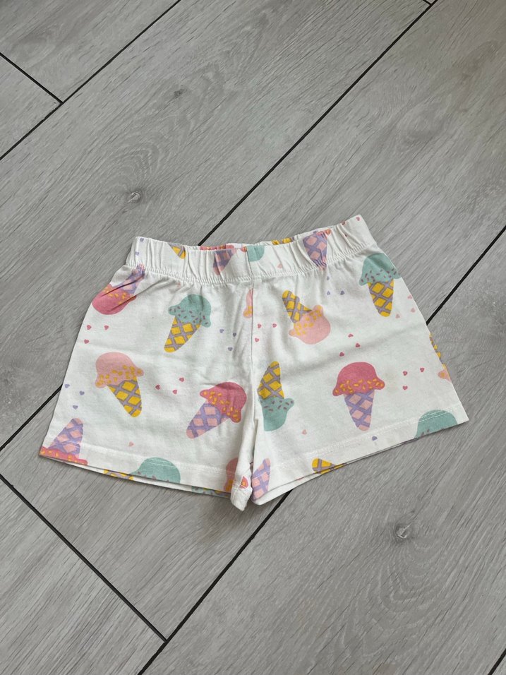 Lcw 1-2 yaş dondurma desenli takım, kısa kol ve şortlu - Görsel 4
