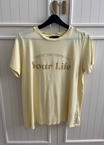 Lc waikiki L beden sarı hamile tişört - Görsel 2