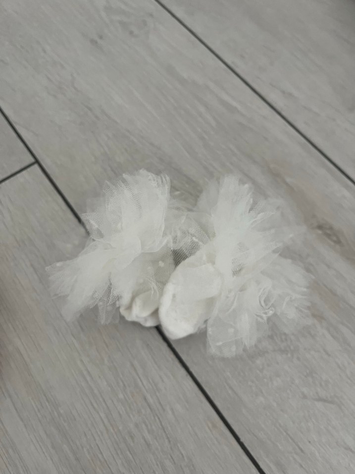 Lcw 0-3 ay kız bebek tüllü çorap(2 çift) pembe ve beyaz - Görsel 4