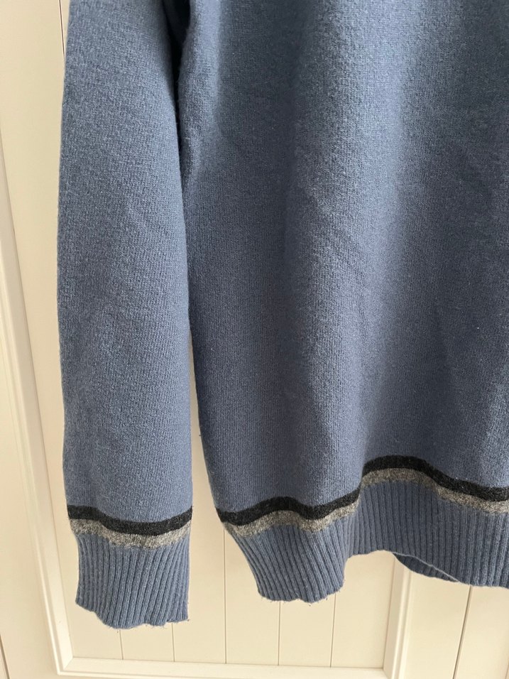 Sisley XL beden mavi erkek kazak - Görsel 4