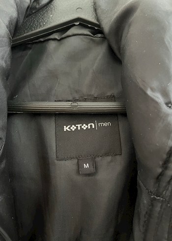 Koton M beden kapüşonlu siyah yelek - Görsel 2