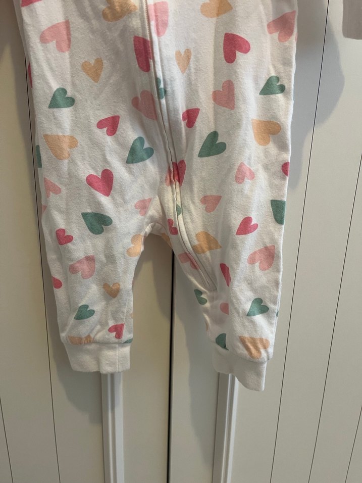 H&m 1-2 ay kız bebek fermuarlı tulum - Görsel 4