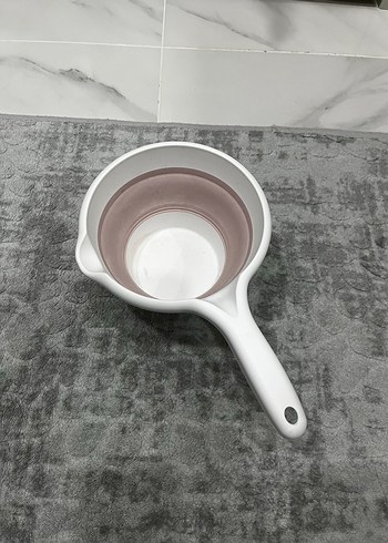 Zuu baby fileli pembe bebek katlanır banyo seti - Görsel 4