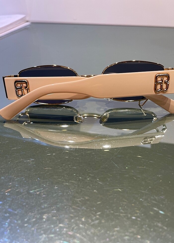 ANGEL EYES HALKALI KREM GÜNEŞ GÖZLÜĞÜ - Görsel 5