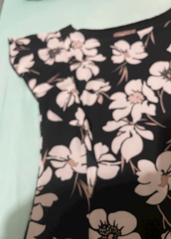 Pembe Çiçekli Elbise - Görsel 5