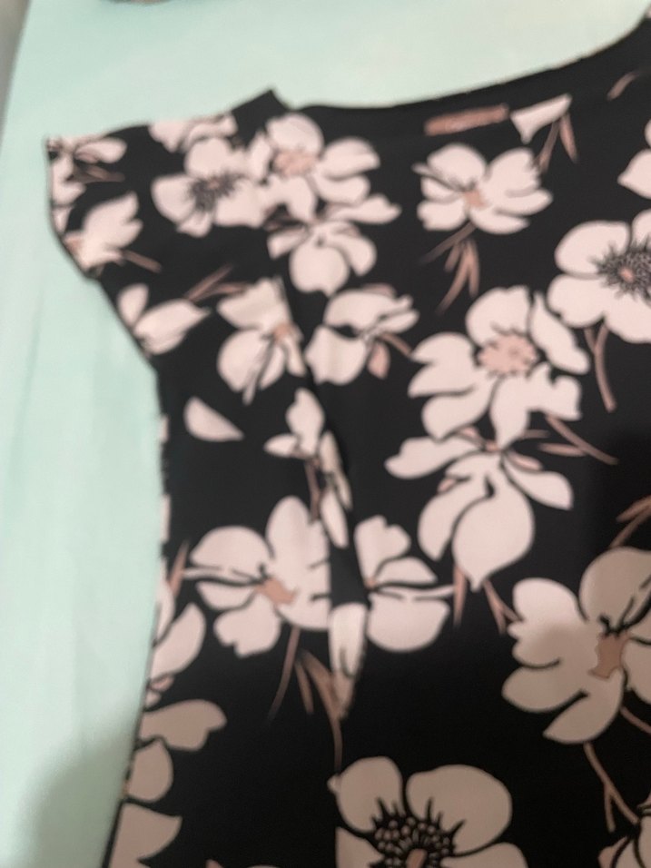 Pembe Çiçekli Elbise - Görsel 5