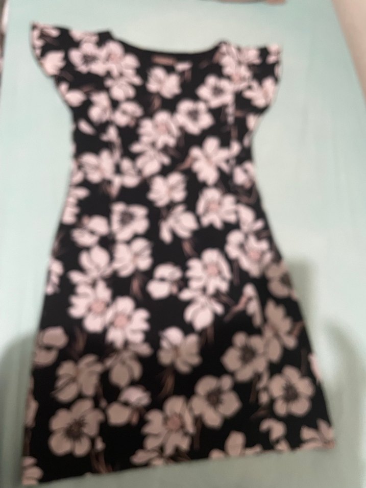 Pembe Çiçekli Elbise - Görsel 4