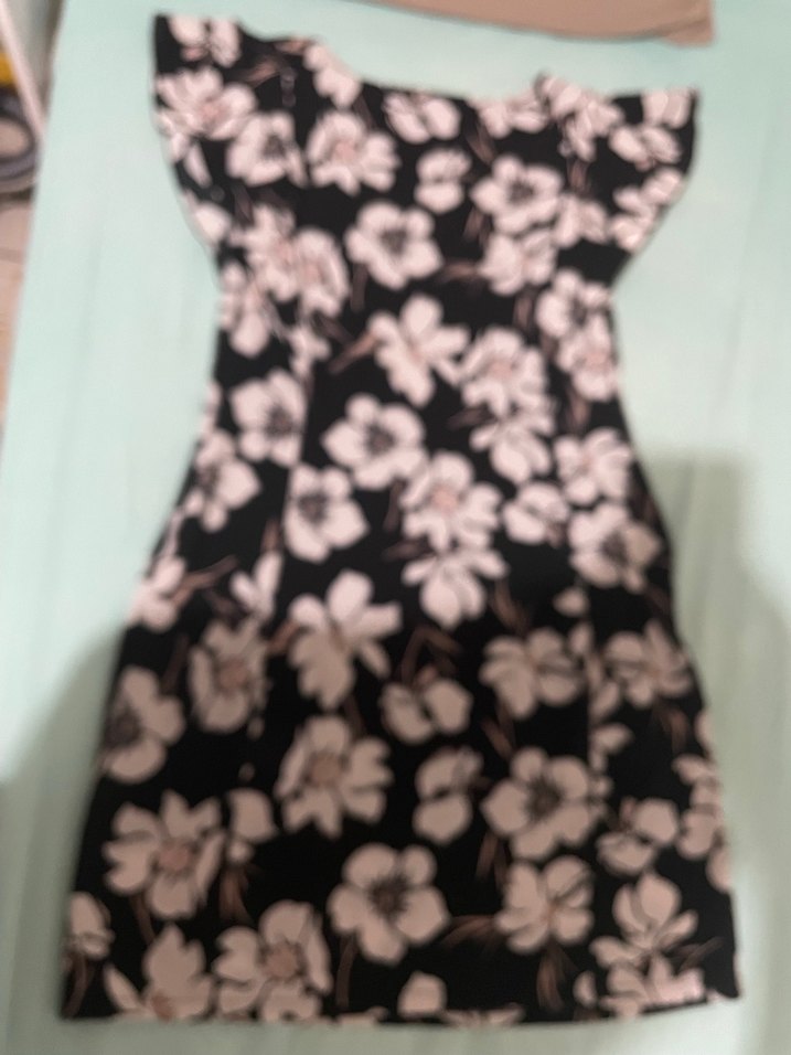 Pembe Çiçekli Elbise - Görsel 3