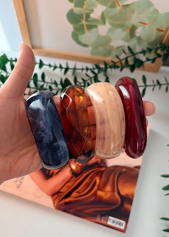 Elastik Bohem Çok Renkli Kadın Bileklik - Görsel 2