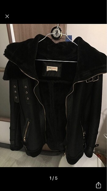 38 Beden Koton biker Ceket