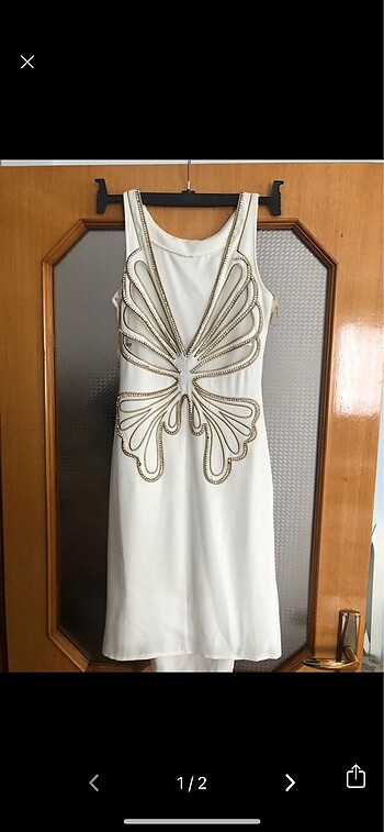 Beyaz elbise Nikah elbises - Görsel 2