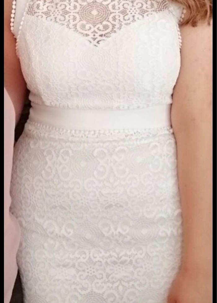 Beyaz elbise - Görsel 2