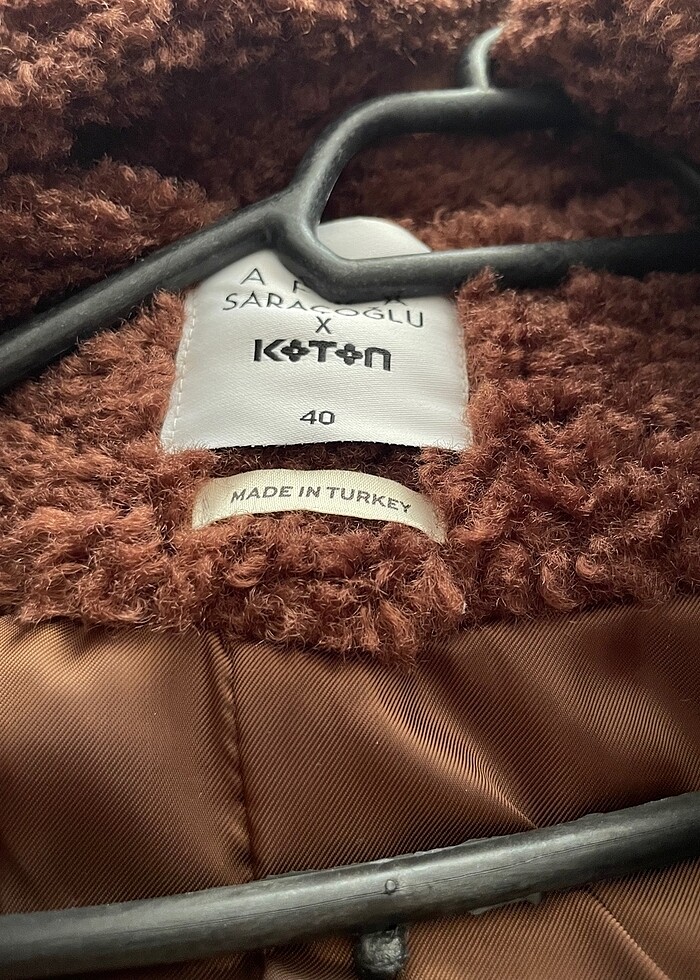 Koton peluş mont - Görsel 3