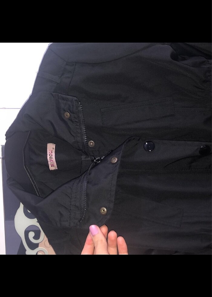 Trençkot kısa - Görsel 3