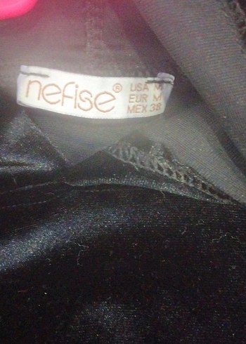 Uzun Kollu Siyah Payetli Kadın Tunik - Görsel 3